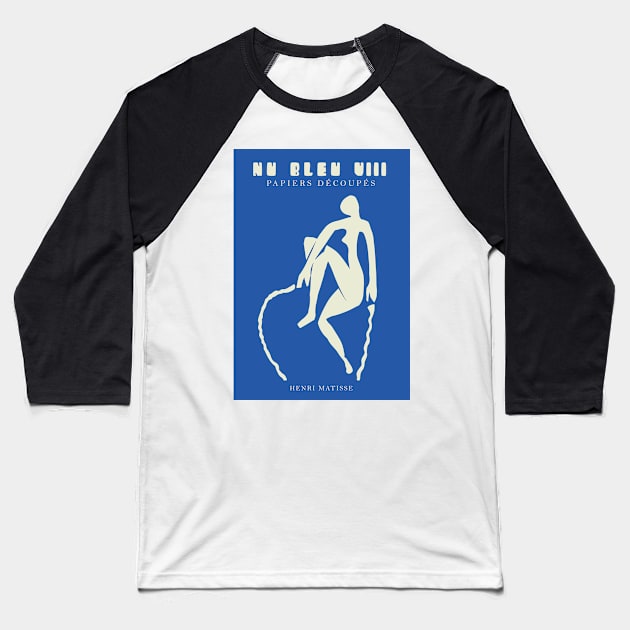 Henri Matisse - Cut-outs #10 Baseball T-Shirt by GoodMoreInc